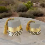 Calligraphy Tarboosh set of 2