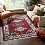 Classic Ruby Charm Chenille Rug