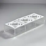 Circles Large 3-compartments box