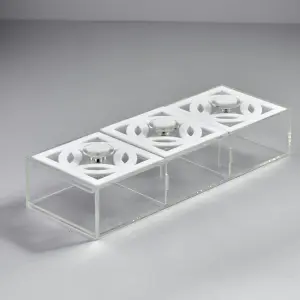Circles Large 3-compartments box