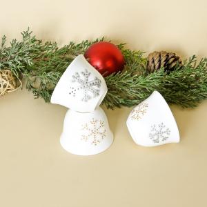 Snowflake Accents – Arabic Coffee Cups (Set of Six)