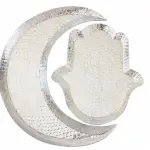 Crescent Chic: Aluminum Tray