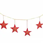 Dangling Banner with Embroidered Stars