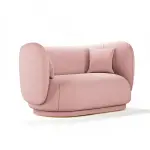 Rico 2 Seats Sofa Pink