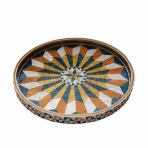 Modern geometric tray