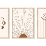 Mid-century modern minimalist art