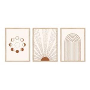 Mid-century modern minimalist art