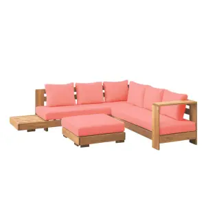 Roolak- L-Shape Set & 1 Ottoman