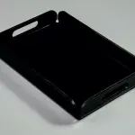 Solid Black Serving Tray