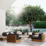Batten Teak Sectional Outdoor Sofa