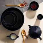 Porland Navy Blue Dinner Set