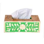 Green Moroccan  Tissue Box