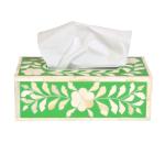 Green Moroccan  Tissue Box