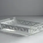 Geometric fluted tray