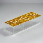 Geometric Large 3-compartments box - 3 Separate Lids -