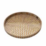 Gold and white fever tray