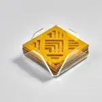 Geometric coasters