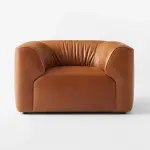 Rodez Saddle Leather Chair by Evan Jerry