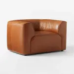 Rodez Saddle Leather Chair by Evan Jerry