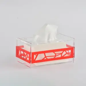 Red tissue box