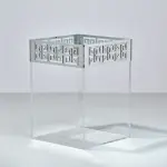 Greek key border bin