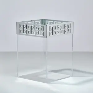 Greek key border bin