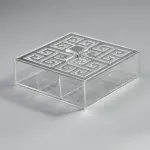 Greek Key 9-compartments teabox