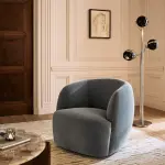 Lips Swivel Chair by Andrea Sanguineti