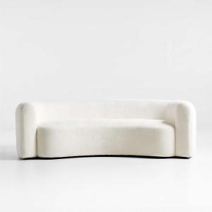 Boucle Curved Sofa