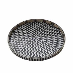 Black and white fever tray