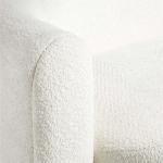 Boucle Curved Sofa