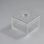 Greek Key 4-compartment box