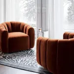 Fitz Swivel Chair by Andrea Sanguineti