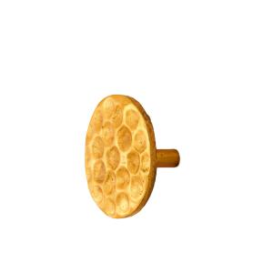 Full Moon Button - gold