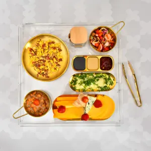 Dinner tray 9 pieces