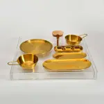 Dinner tray 9 pieces