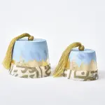 Calligraphy Tarboosh set of 2