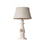 Wicker Shade Side Lamp