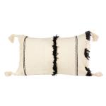 Black and white Tufted  Cushion