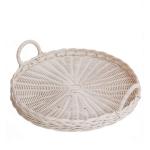 Round Wicker Tray