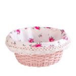 Cottage Round Wicker Basket