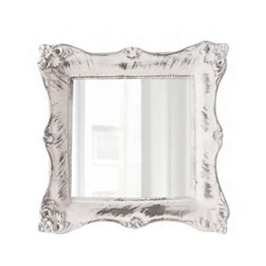 Pretty Shabby Wall Mirror Square Chic