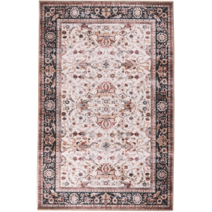 PERSISK Dark Color Vintage Chenille Rug