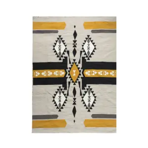 Cobweb Wool Kilim Carpet