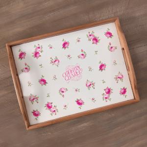 Rosie Rustic Wooden Tray