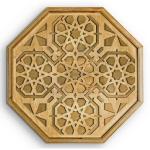 Plain Octagonal Wooden Serving Tray