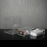 Transparent set(basket+tissue box+tea box)