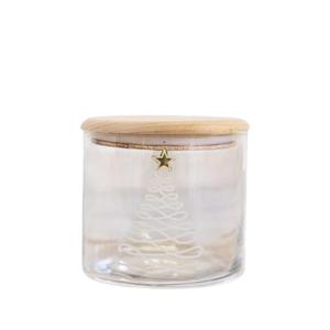 Pasabahce Essentials Jar - Frosted Christmas Tree 2