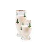 Pasabahce Aquatic 6 Highball Glasses Set - Holiday Series with Gold Rim