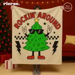 Rockin- Christmas Fleece Blanket